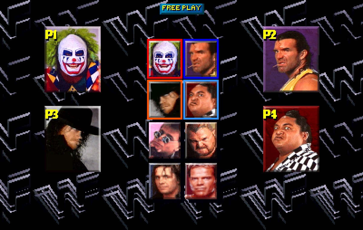 WrestleMania port com seleção para quatro jogadores