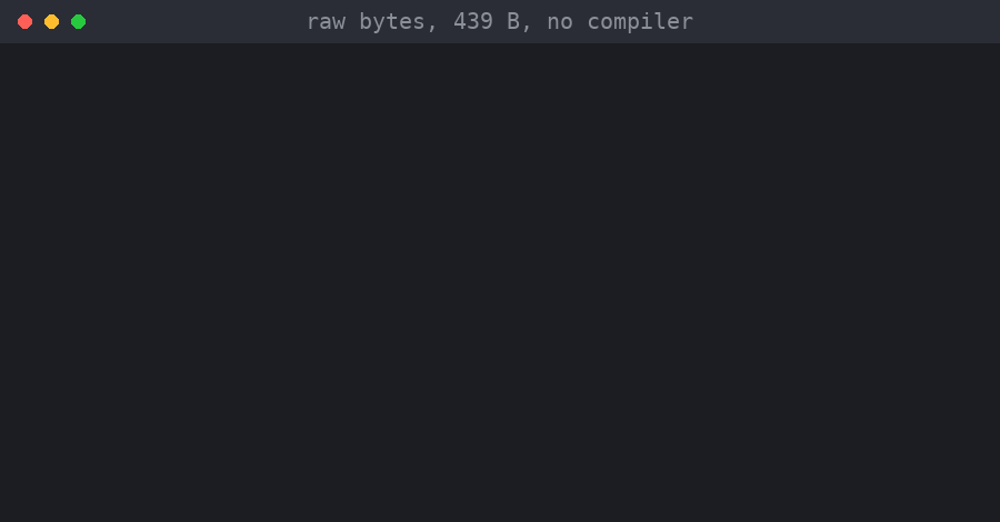 An HTTP server in 439 bytes, written by an LLM