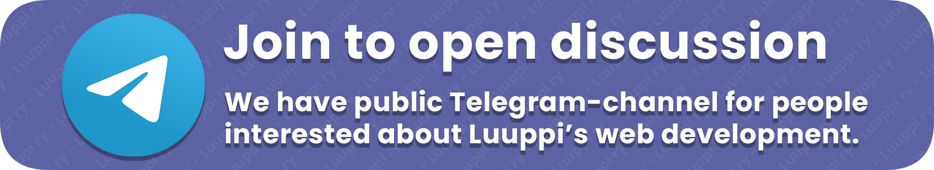 Luuppi ry web repository banner