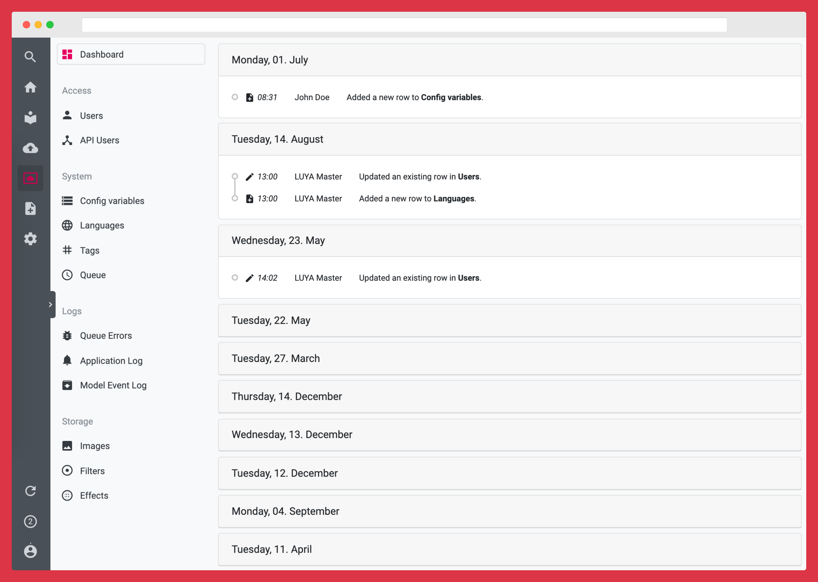 CRUD DASHBOARD