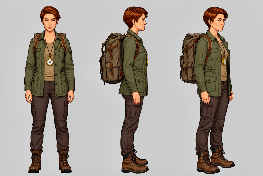 Flux 2 Flex output for consistent character AI model comparison