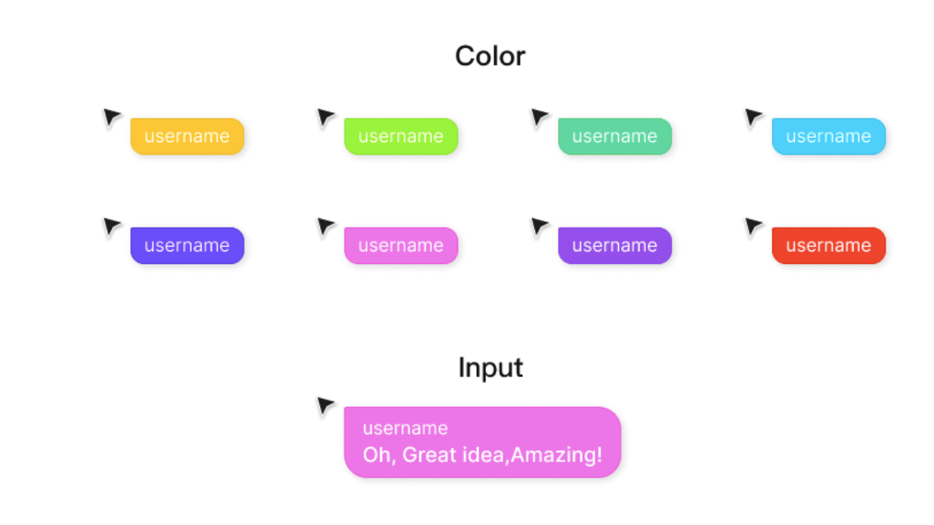 yomo react-cursor-chat theme colors 