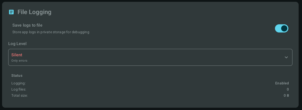 File logging