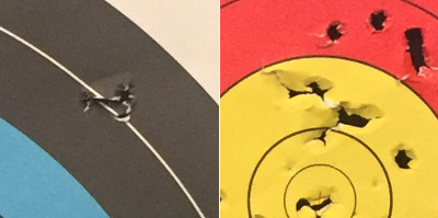 Detail images of shots that are difficult to identify