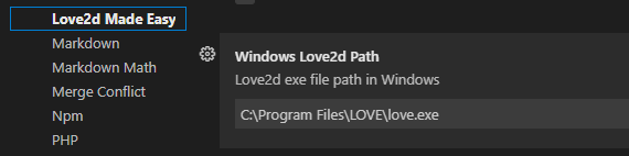 love2d.exe windows path setting