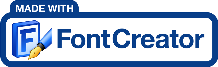 Made with FontCreator