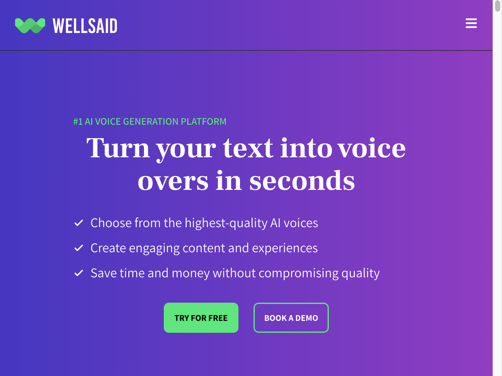 wellsaid Review: Pros, Cons, Alternatives