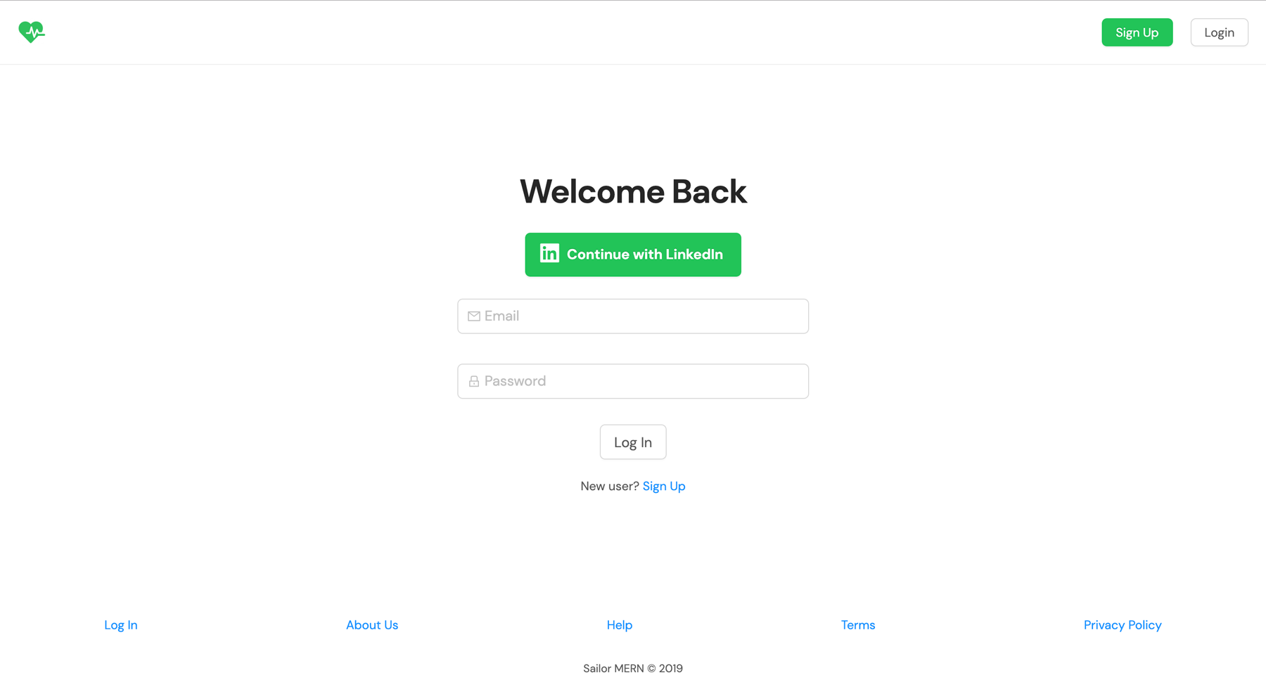 Landing Page