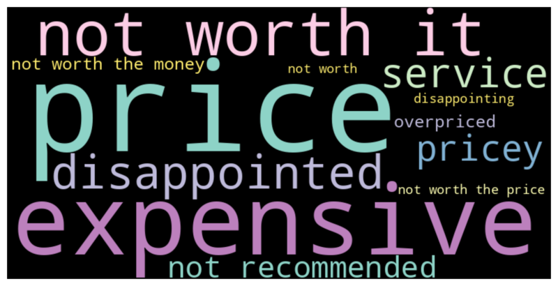 Negative Keywords Word Cloud