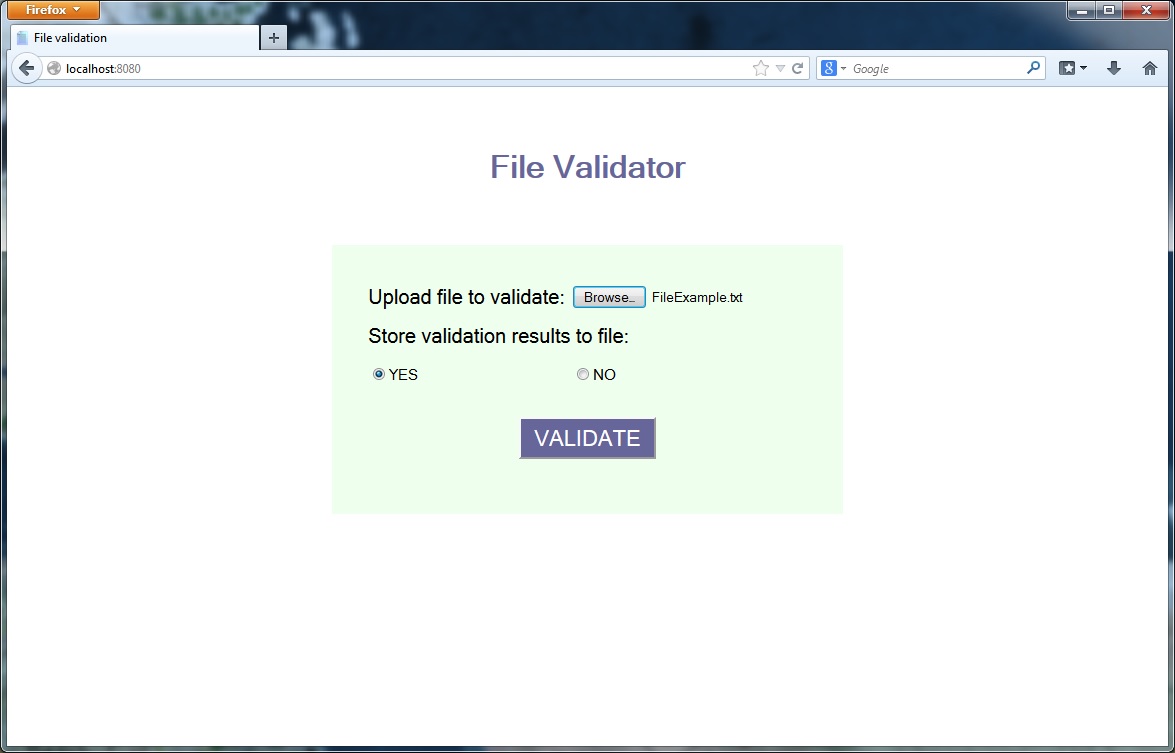 file validation add in | file type validation while... GitHub - lzadrija/FileValidator: FileValidator is a simple application ...