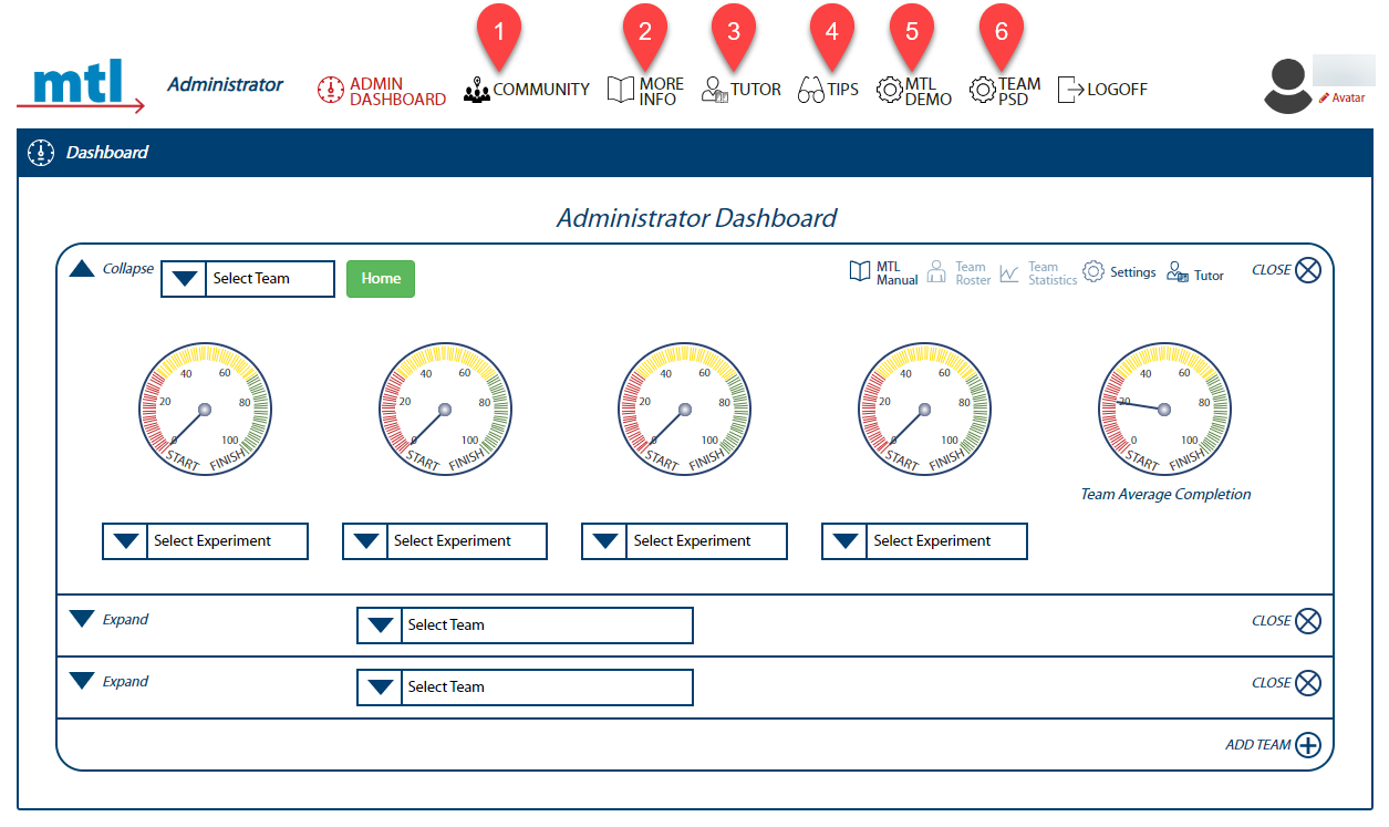 Image identifying the Maintenance Dashboards.