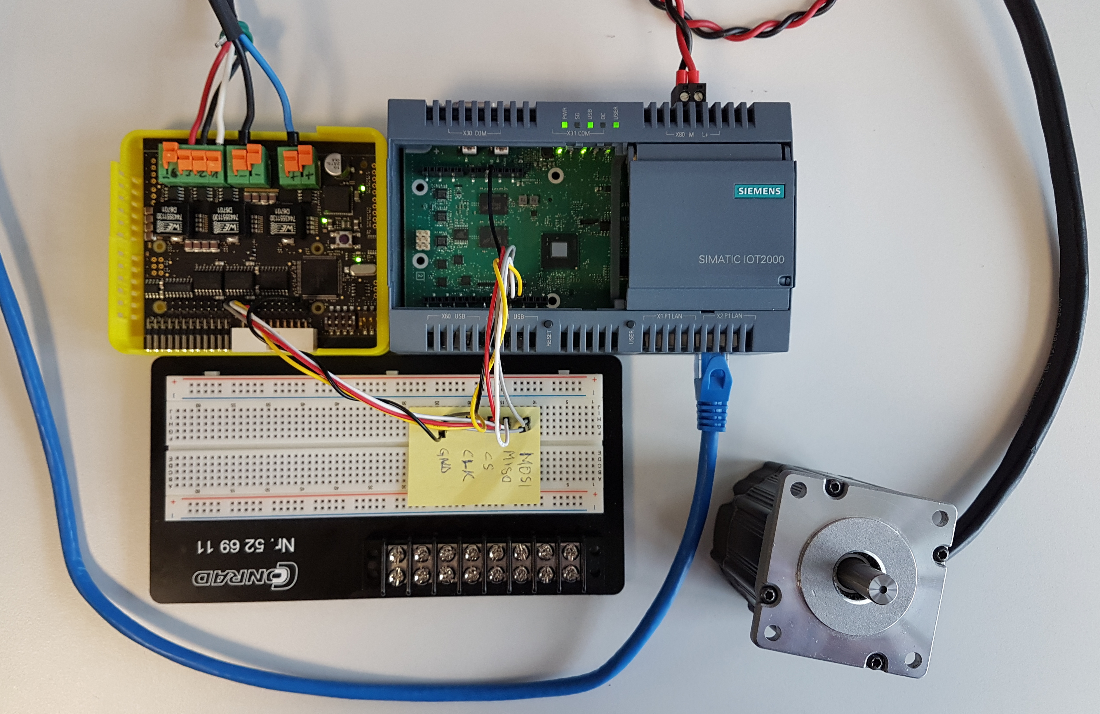 SIMATIC IOT2040 connected to TAPAS