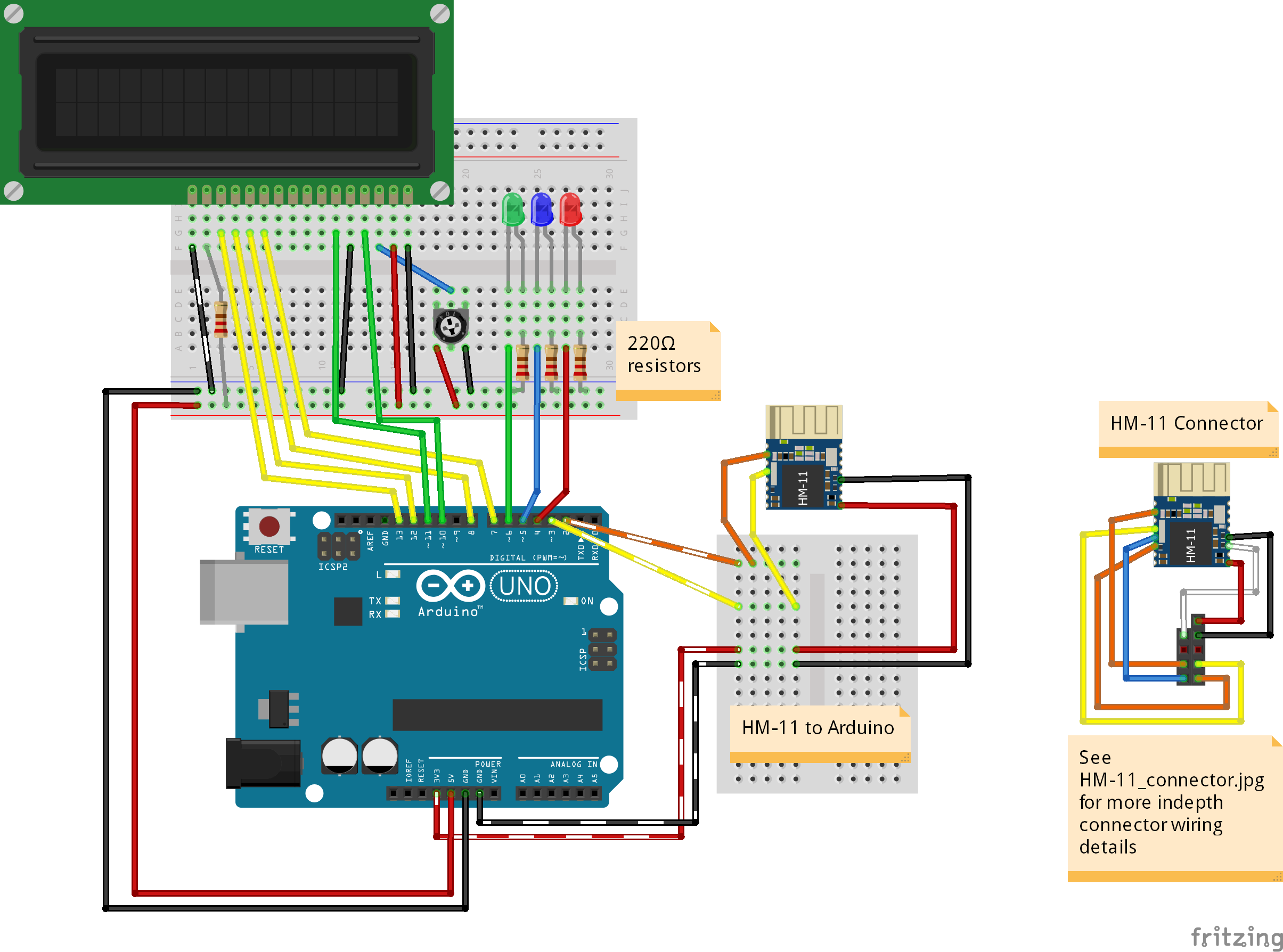 3LEDs_with_LCD_output breadboard layout