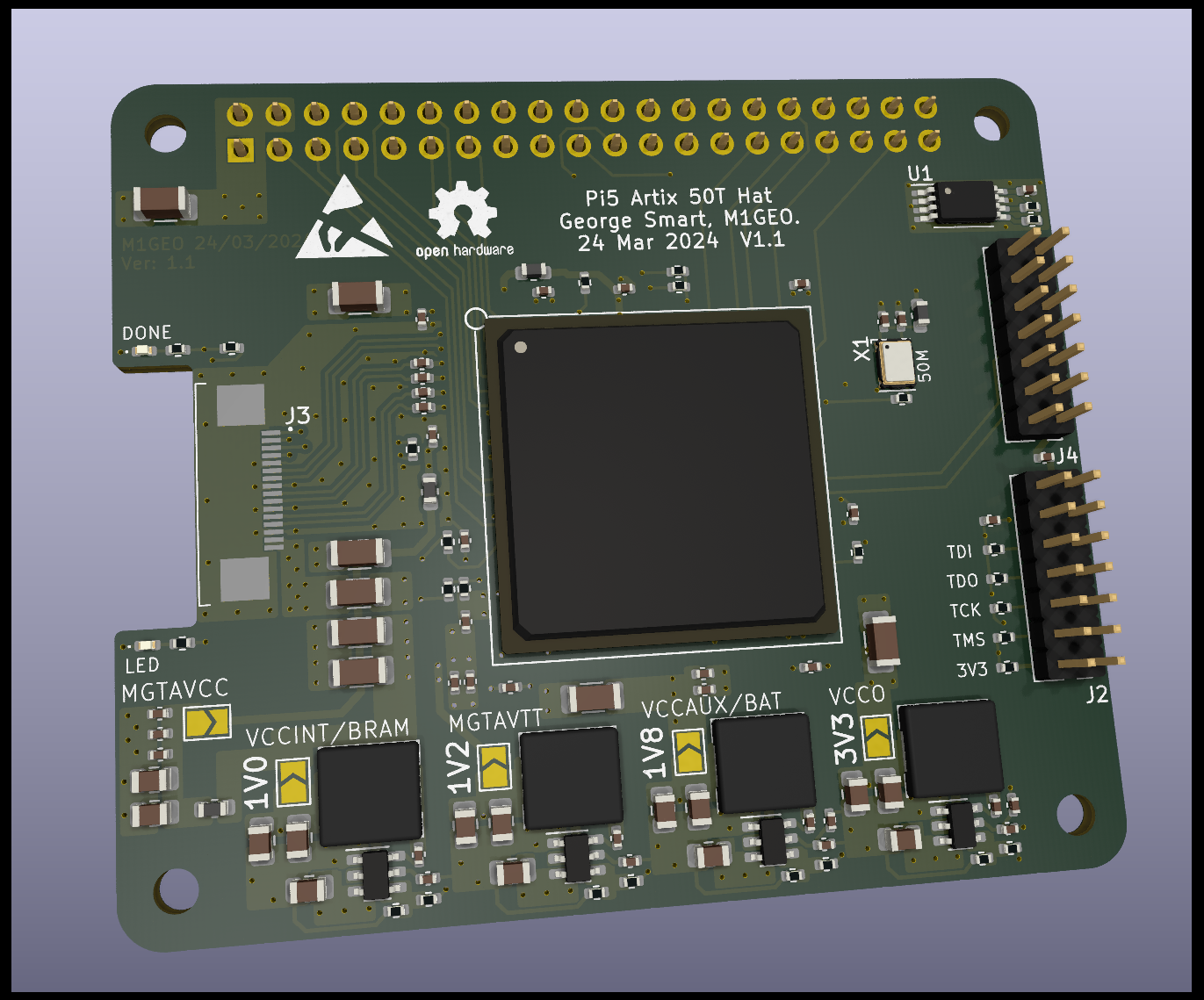 Pi5-Artix-FPGA-Hat, from the project README