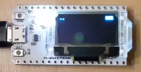 ESP32-HelloWiFi running on Heltec board