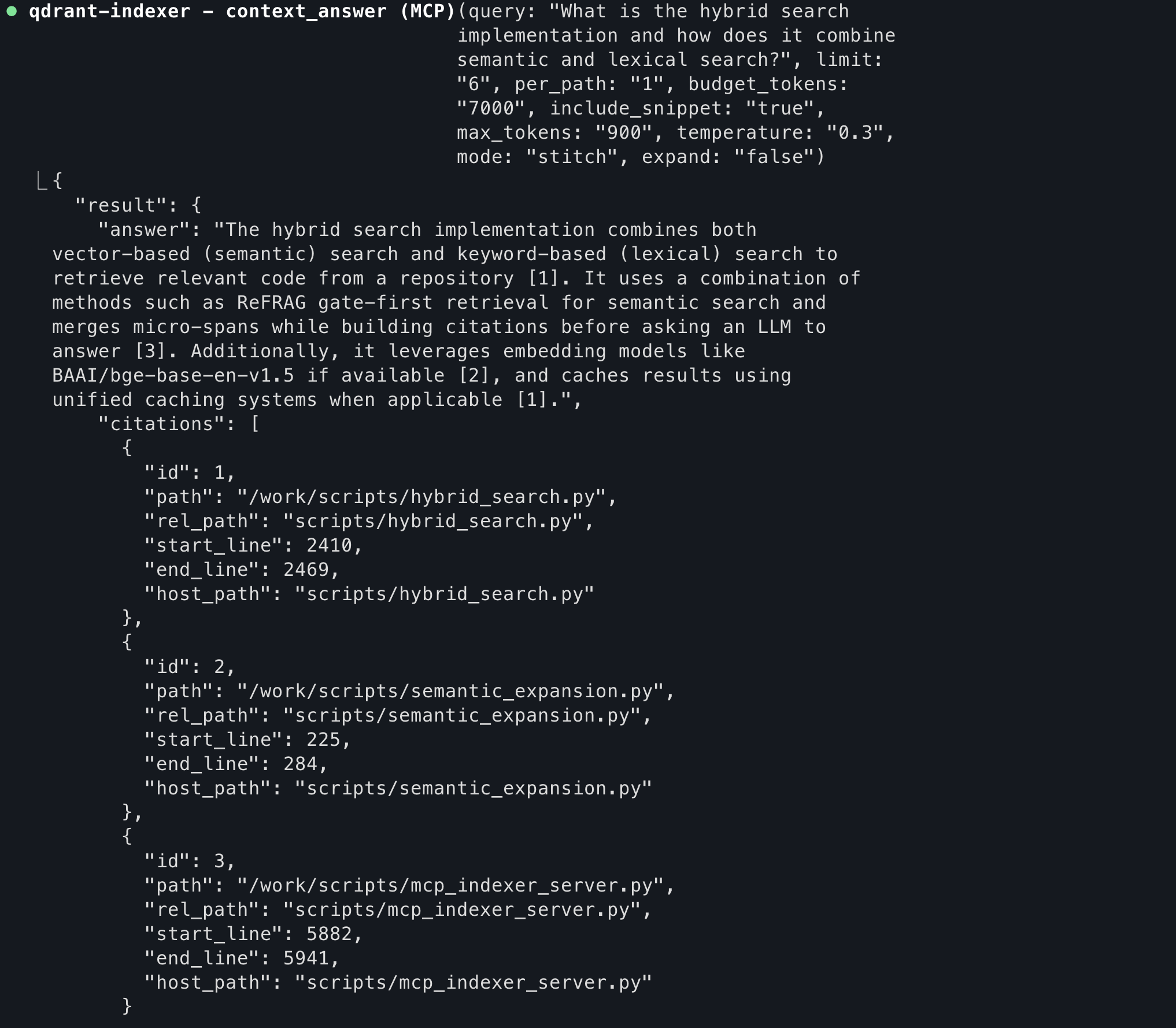 Context-Engine Usage