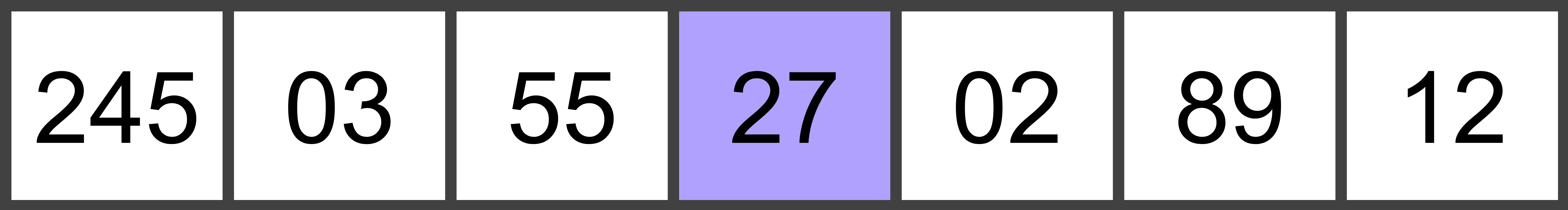 XOR Example with Decimal Numbers