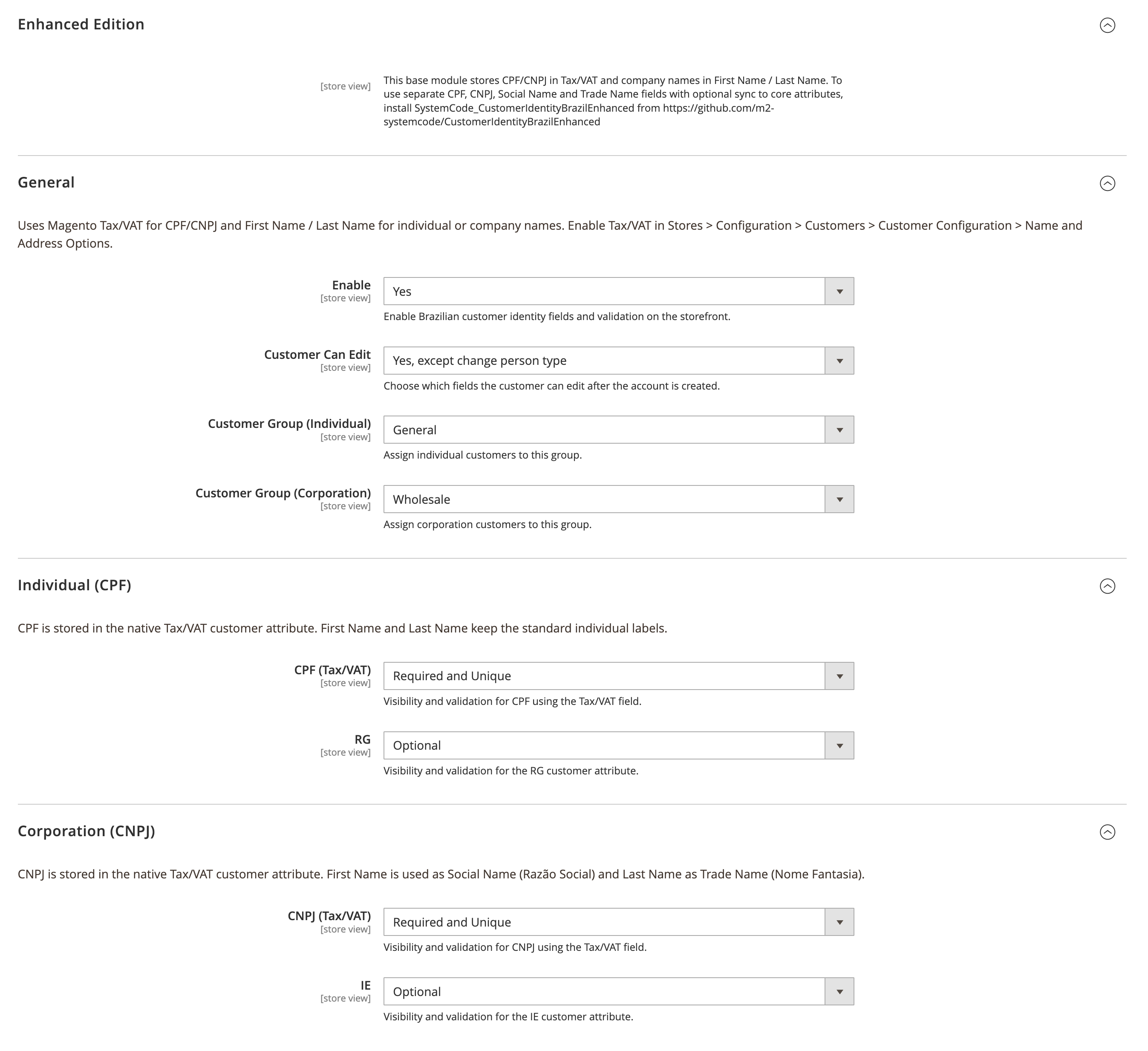Admin Configuration