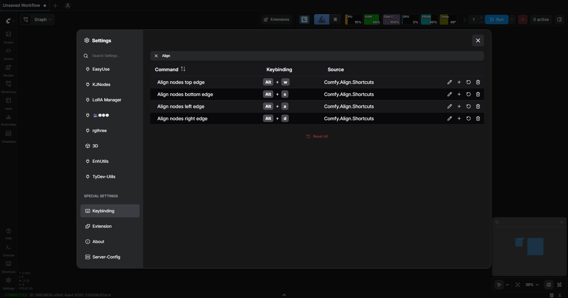 Keybindings