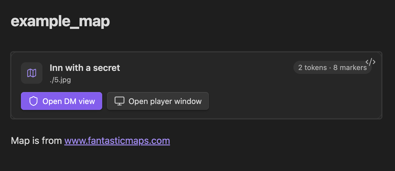 Code block rendered in a note
