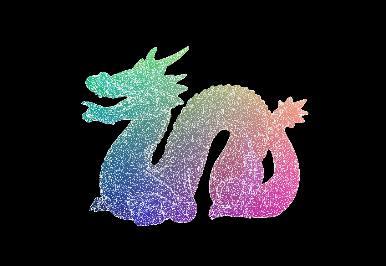 4A colorful dragon.obj