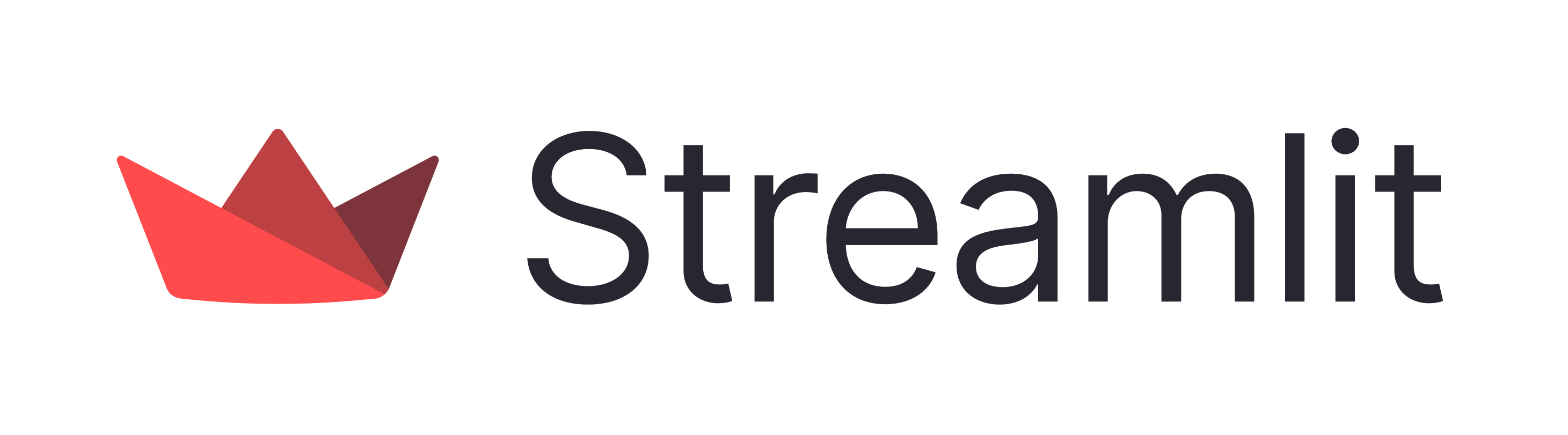 The Streamlit logo