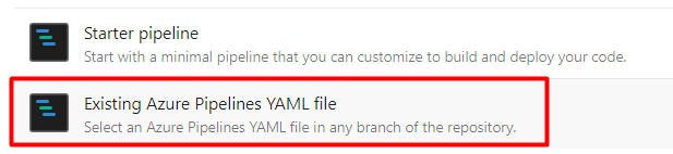 Use existing YAML