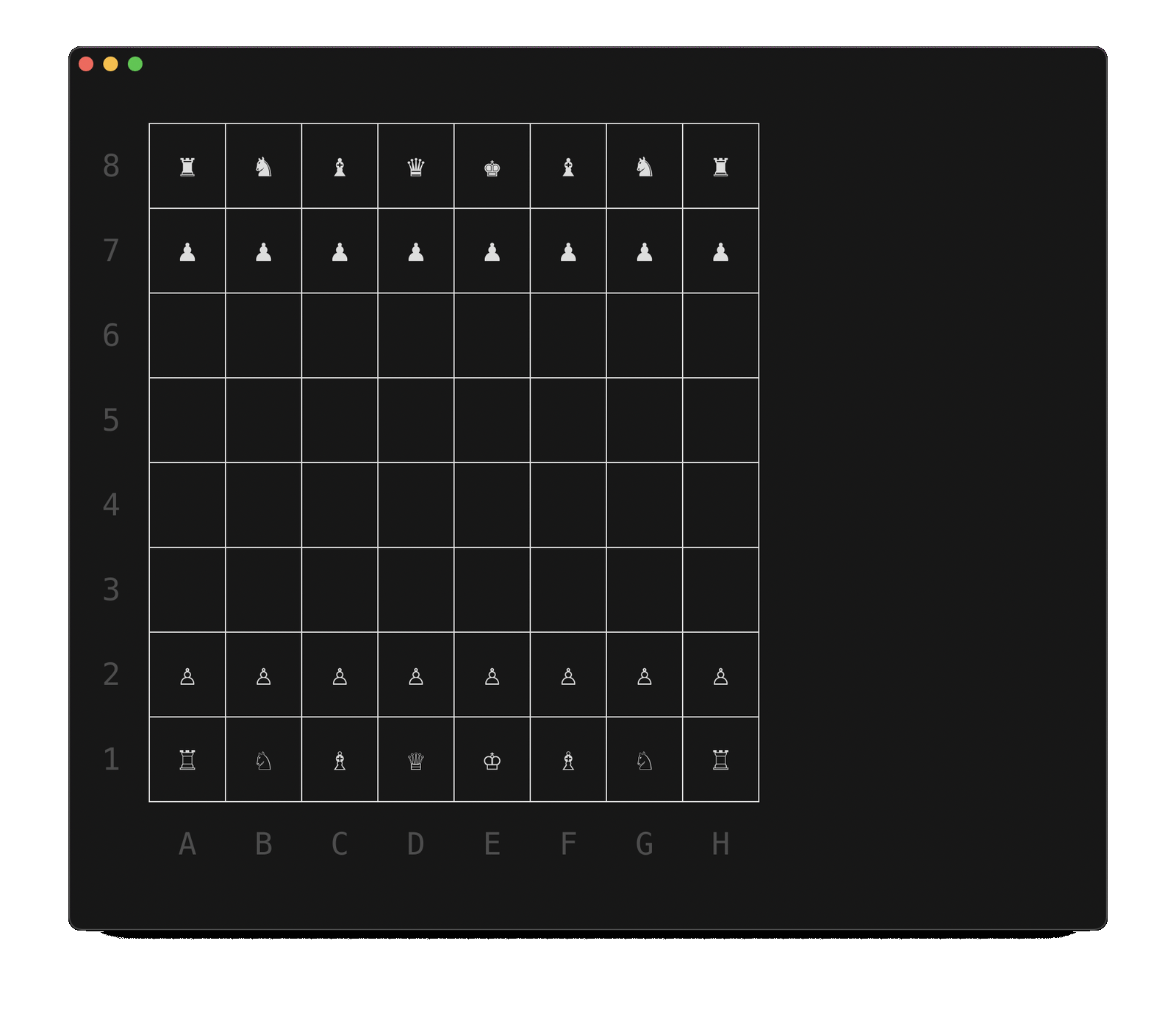 Terminal chess