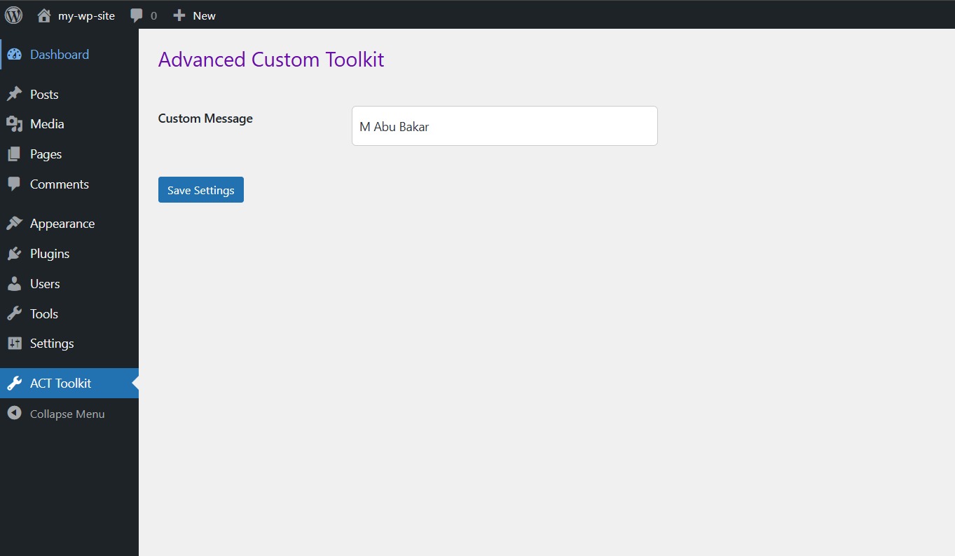 Admin Panel