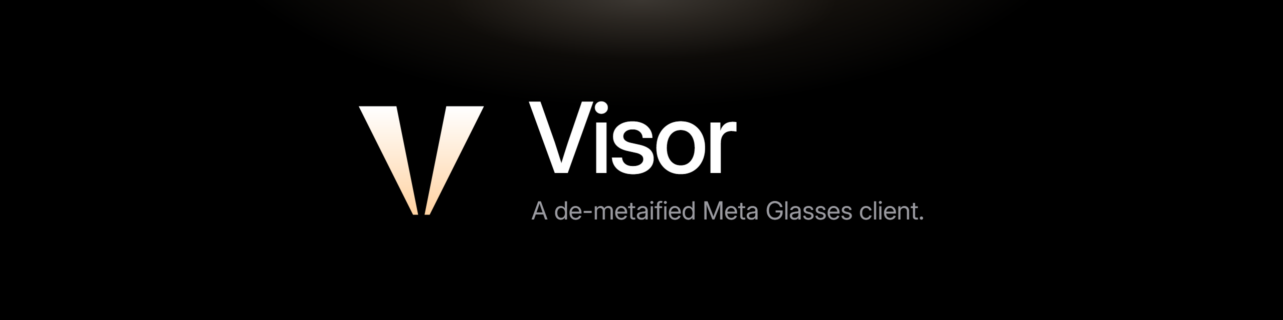 Visor: a de-metaified Meta Glasses client
