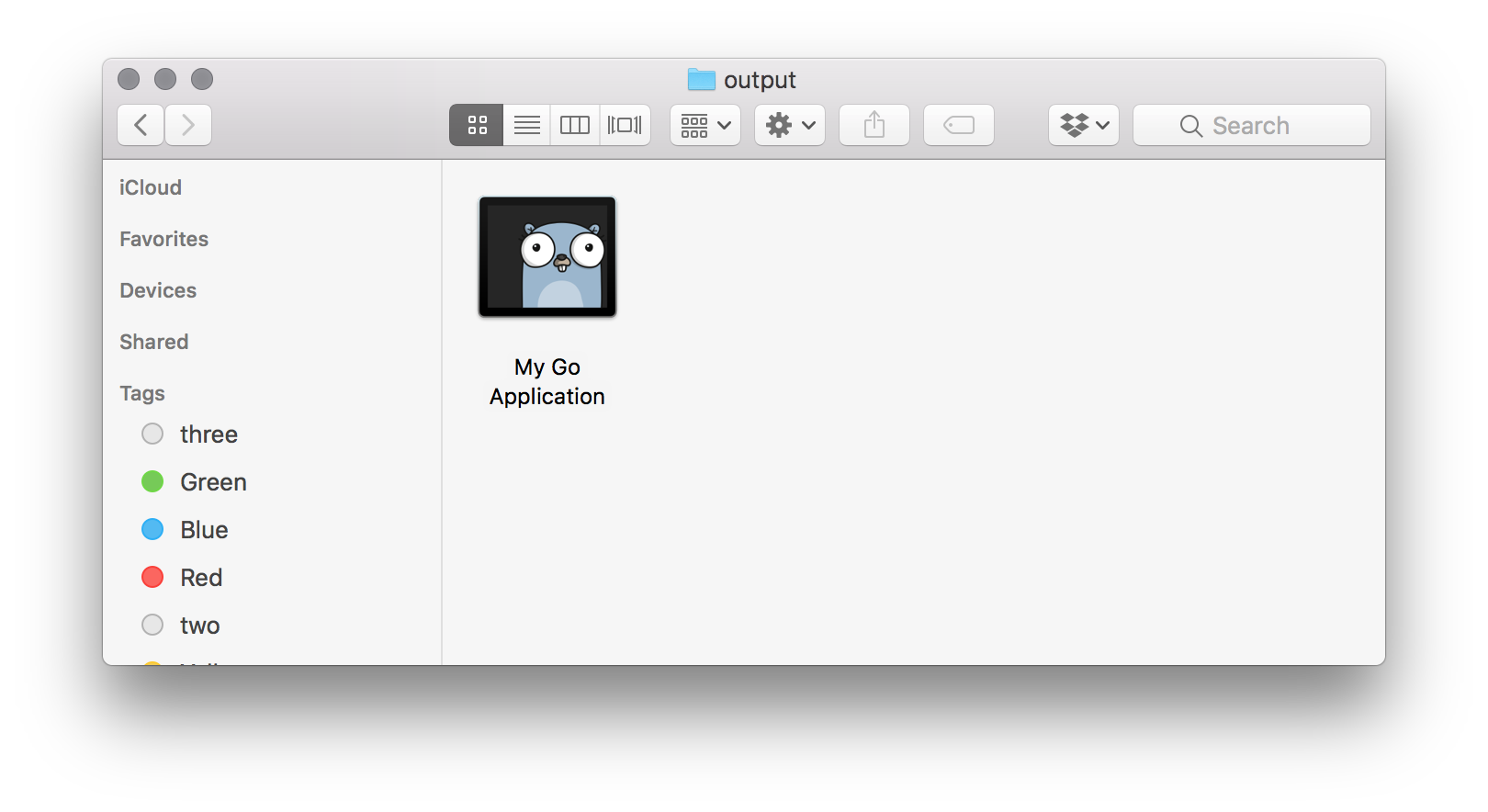 Output of appify is a mac application