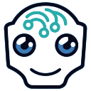 icon of an AI head