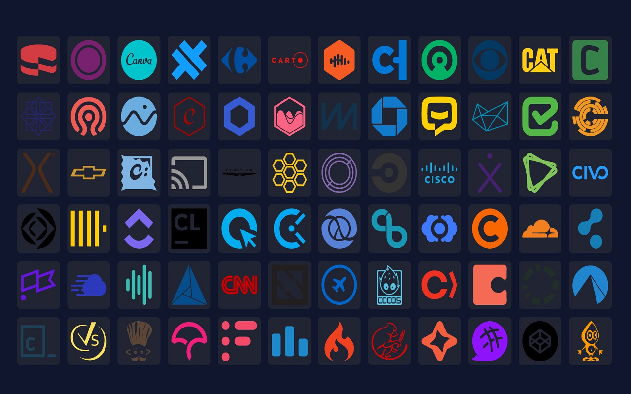 Screenshot of some of the available icons.