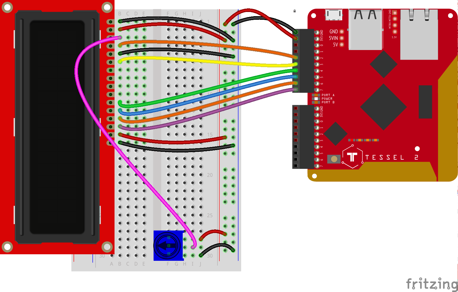 Figure #7 LCD Display