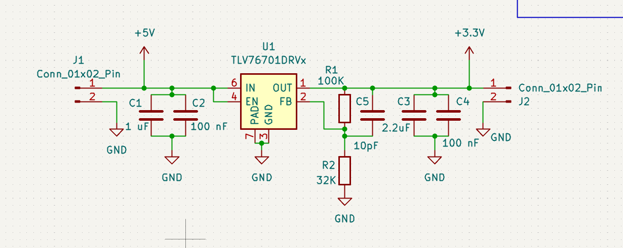 TLV767 LDO, from the project README