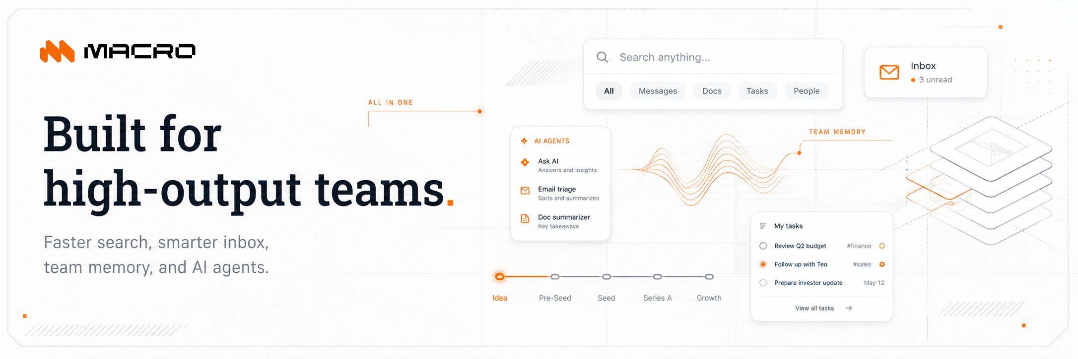 Macro, built for high-output teams