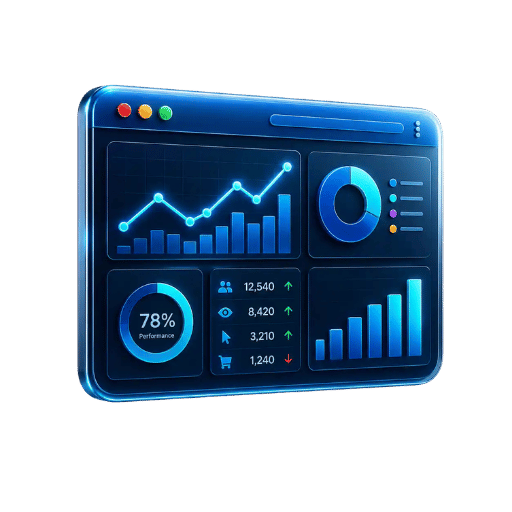 Analytics Dashboard 3D Icon