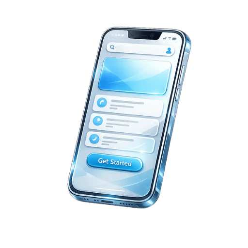 Mobile First 3D Icon