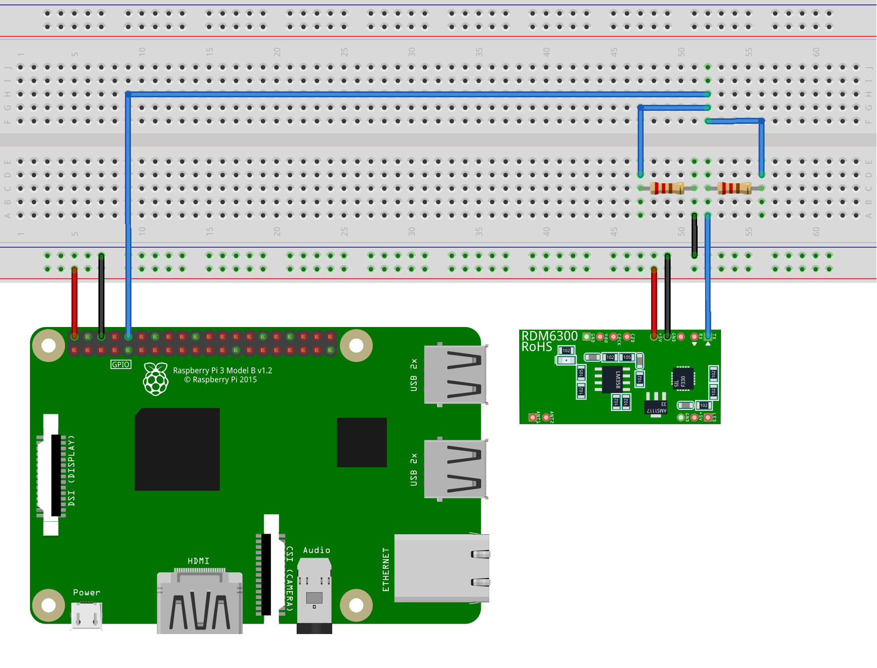 Wiring the RDM 6300