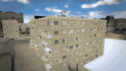 Old Israeli apartment block