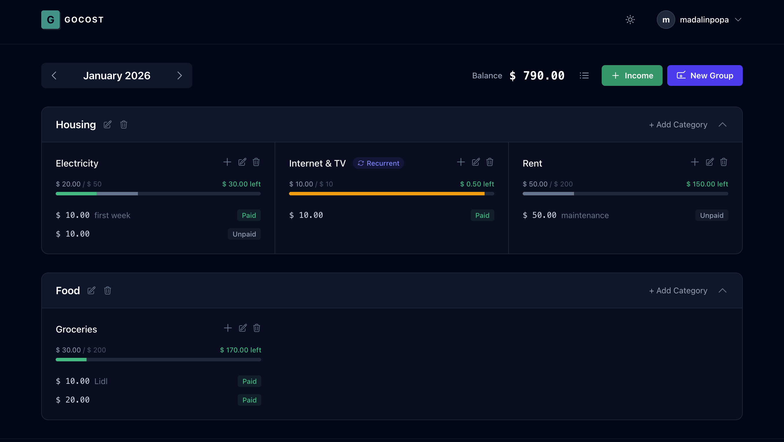 Dashboard