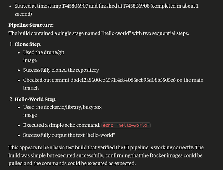 screen shot of tool use in claude - page 2
