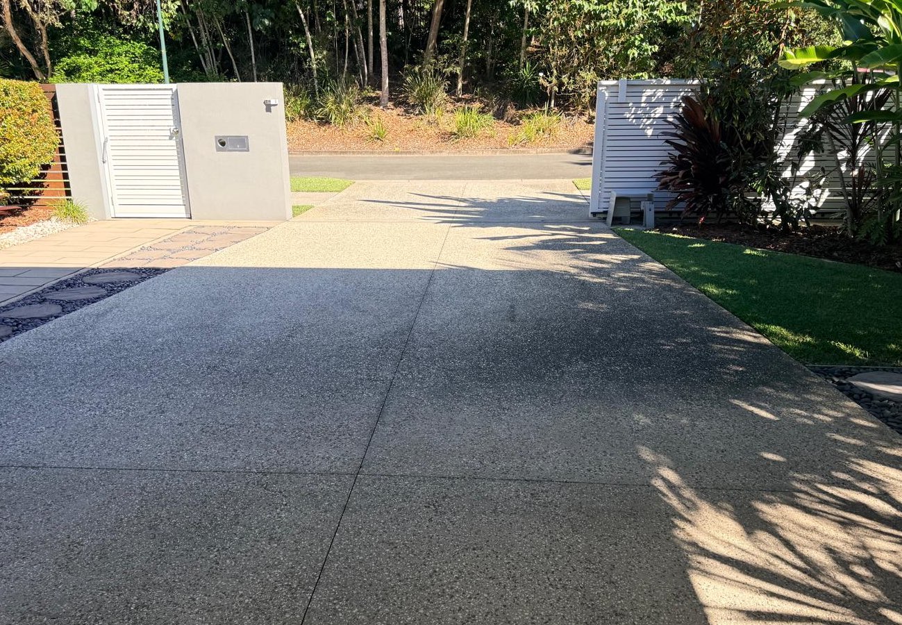 Concrete before sealing