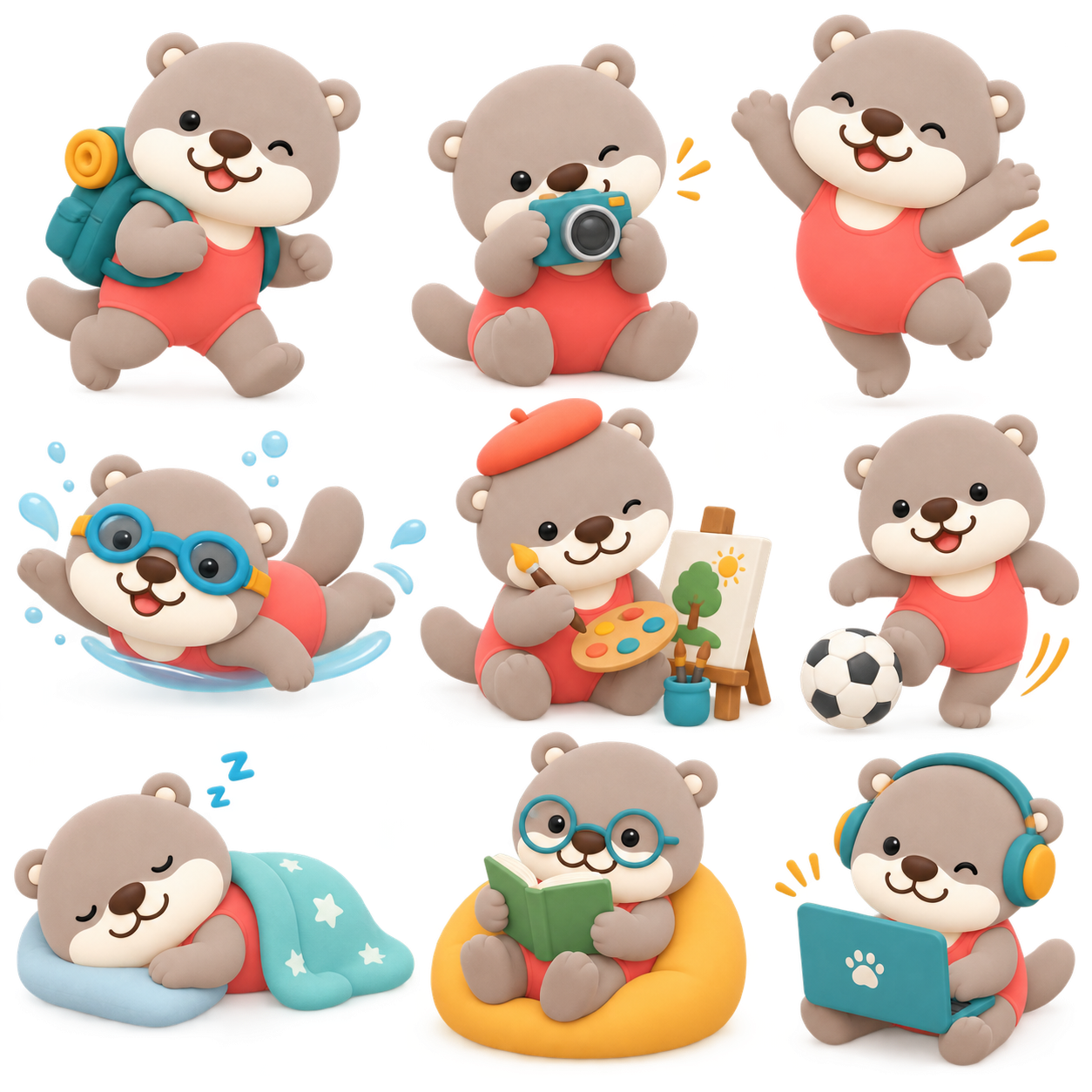 More otter activities