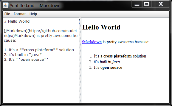 GitHub - Madeindjs/jMarkdown: A Markdown Editor With Live HTML Preview