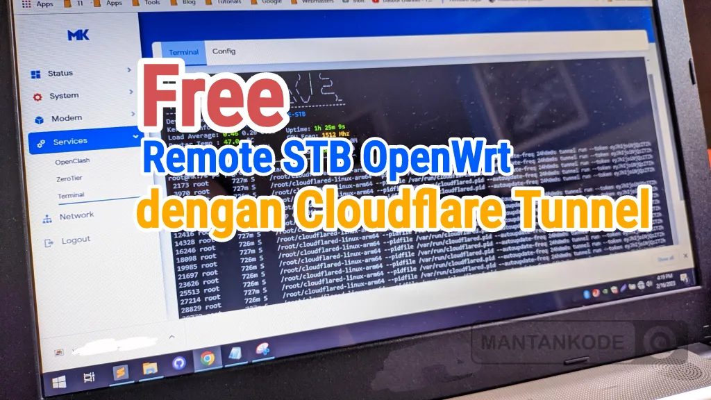 Remote STB OpenWrt dengan Cloudflared Zero Trust