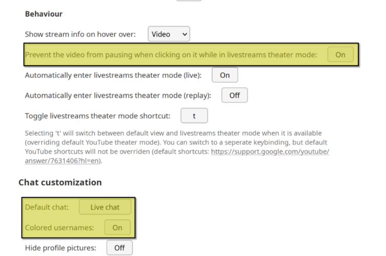 Settings Review