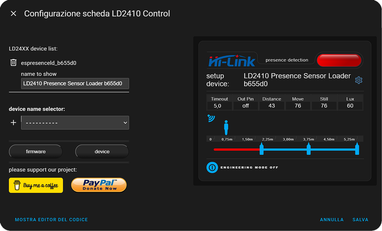 image of the LD2410 card