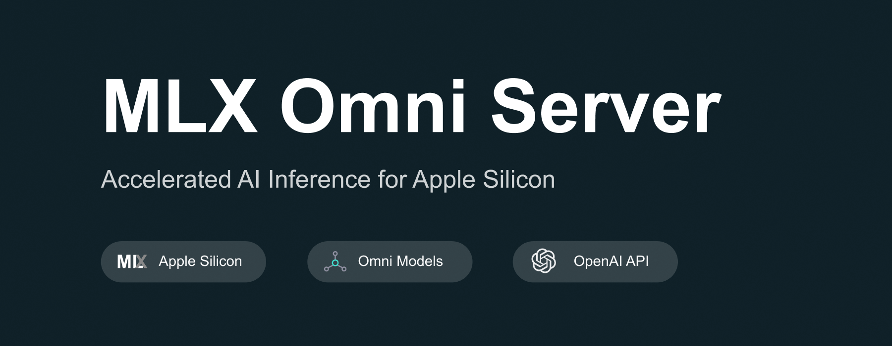 MLX Omni Server Banner