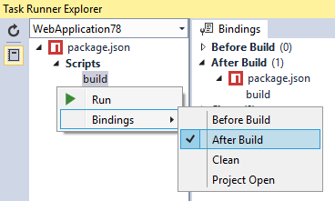 Visual Studio bindings